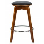 Табурет полубарный DOBRIN TOM'66 (цвет черный глянец PU ABD 002)