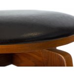 Табурет полубарный DOBRIN TOM'66 (цвет черный глянец PU ABD 002)