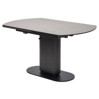 Стол KAI 140 TL-110 поворотная система раскладки, испанская керамика / Темно-серый / Черный, ®DISAUR
