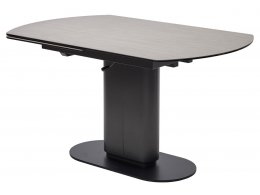 Стол KAI 140 TL-110 поворотная система раскладки, испанская керамика / Темно-серый / Черный, ®DISAUR