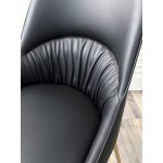 Стул ABRIOLA Black Ti-25, PU / бронзовый, ®DISAUR