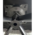 Стул MOON 360 град. поворот. Серый Family-022, ткань / черный каркас / Товарный знак DISAUR