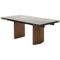 Стол МОЦАРТ 200 AMADEUS POLISHED, керамика / Дуб монтана М-City