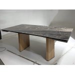 Стол МОЦАРТ 200 AMADEUS POLISHED, керамика / Дуб монтана М-City