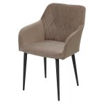 Стул BRANDY-X ЛАТТЕ #25 / черный каркас, велюр М-City