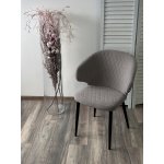 Стул ХИЛТОН, цвет B22 Серый, велюр / черный каркас М-City