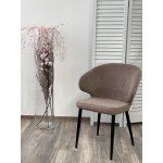 Стул ХИЛТОН, цвет B5 Капучино, велюр / черный каркас М-City