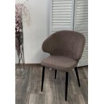 Стул ХИЛТОН, цвет B5 Капучино, велюр / черный каркас М-City