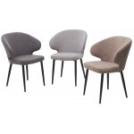 Стул ХИЛТОН, цвет B5 Капучино, велюр / черный каркас М-City