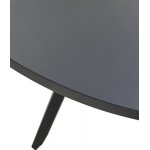 Стол ДАРИО D110 раскладной Черный, стекло/ Черный каркас М-City