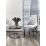 Стул NEPAL-P СВЕТЛО-СЕРЫЙ BM-4, велюр/ черный каркас М-City