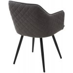 Стул FORT 360 град. поворот. B28 Темно-серый, велюр / черный каркас, М-City