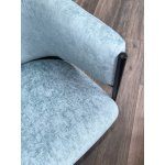 Стул ДИЛЛ, цвет RAIN 7 бриз, велюр / черный каркас М-City