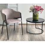 Стул ДИЛЛ, цвет RAIN 11 капучино, велюр / черный каркас М-City