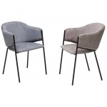 Стул ДИЛЛ, цвет RAIN 11 капучино, велюр / черный каркас М-City