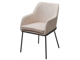 Стул АЛИСТЕР, цвет RAIN 2 какао велюр / черный каркас М-City