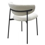 Стул ЛЕОНАРДО Soul 000 Белый, букле / черный каркас М-City