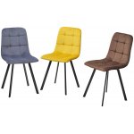 Стул РИЧИ, цвет H-14 Серый, велюр / черный каркас М-City