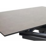 Стол RAGNAR 180 цвет 1697 Коричневая кожа, керамика / Темно-серый каркас, ®DISAUR