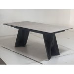 Стол YOAKIM 180 TL-102 Бежевый мрамор, испанская керамика / Темно-серый каркас, ®DISAUR