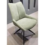 Стул OSKAR 360 град. поворот. KN01-05 Бежевый/ BZ1046-11 Бежевый/ Шоколадное золото каркас, ®DISAUR