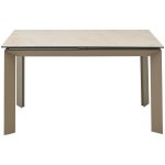 Стол CREMONA 140 KL-105, итальянская керамика / Тауп, ®DISAUR