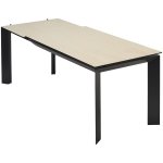 Стол CREMONA 180 TL-142, испанская керамика / черный каркас, ®DISAUR