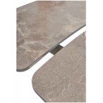 Стол RIVOLI 140 MATT LATTE STONE SOLID CERAMIC / TAUPE, ®DISAUR