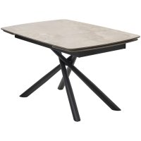 Стол RIVOLI 140 GLOSS AMBER JADE SOLID CERAMIC / BLACK, ®DISAUR