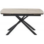 Стол RIVOLI 140 GLOSS AMBER JADE SOLID CERAMIC / BLACK, ®DISAUR