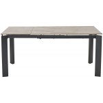 Стол CORNER 120 GLOSS AMBER JADE SOLID CERAMIC / BLACK, ®DISAUR