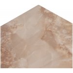 Стол CORNER 120 GLOSS AMBER JADE SOLID CERAMIC / BLACK, ®DISAUR