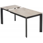 Стол CORNER 120 GLOSS AMBER JADE SOLID CERAMIC / BLACK, ®DISAUR