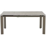 Стол CORNER 120 MATT LATTE STONE SOLID CERAMIC / TAUPE, ®DISAUR