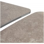 Стол ALATRI 120 MATT LATTE STONE SOLID CERAMIC / TAUPE, ®DISAUR