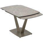 Стол ALATRI 120 MATT LATTE STONE SOLID CERAMIC / TAUPE, ®DISAUR