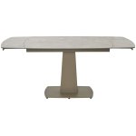 Стол BALDE 120 MATT LATTE STONE SOLID CERAMIC/ TAUPE, ®DISAUR