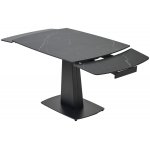 Стол BALDE 120 MATT BLACK MARBLE SOLID CERAMIC / BLACK, ®DISAUR