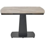 Стол BALDE 140 GLOSS AMBER JADE SOLID CERAMIC / BLACK, ®DISAUR