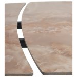 Стол BALDE 140 GLOSS AMBER JADE SOLID CERAMIC / BLACK, ®DISAUR