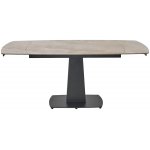 Стол BALDE 140 GLOSS AMBER JADE SOLID CERAMIC / BLACK, ®DISAUR