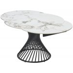 Стол BUENO 120 GLOSS GOLDEN JADE SOLID CERAMIC / BLACK, ®DISAUR