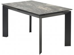 Стол CREMONA 180 KL-176, итальянская керамика/ Черный каркас, ®DISAUR