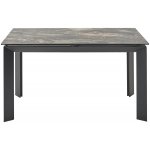 Стол CREMONA 180 KL-176, итальянская керамика/ Черный каркас, ®DISAUR