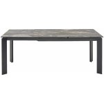 Стол CREMONA 180 KL-176, итальянская керамика/ Черный каркас, ®DISAUR