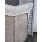 Стул PONTUS 360 град. поворот. KN01-05 Бежевый/ BZ1046-11 Бежевый/ Шоколадное золото, ®DISAUR