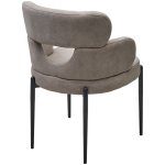 Стул VALTER AR627-11B Молочный, ткань / Черный каркас, ®DISAUR