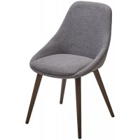 Стул DANIEL Grey Lena-450, ткань / орех, ®DISAUR