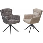 Стул GARLAND 360 град. поворот. HAGA-16 Серый, ткань/ GINO-457 Серый, ткань/ Черный, ®DISAUR