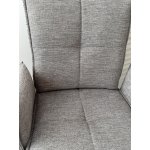 Стул PONCE 360 град. поворот. Brego-07 Серый, ткань/ XD841-16 Серый, букле/ Черный, ®DISAUR